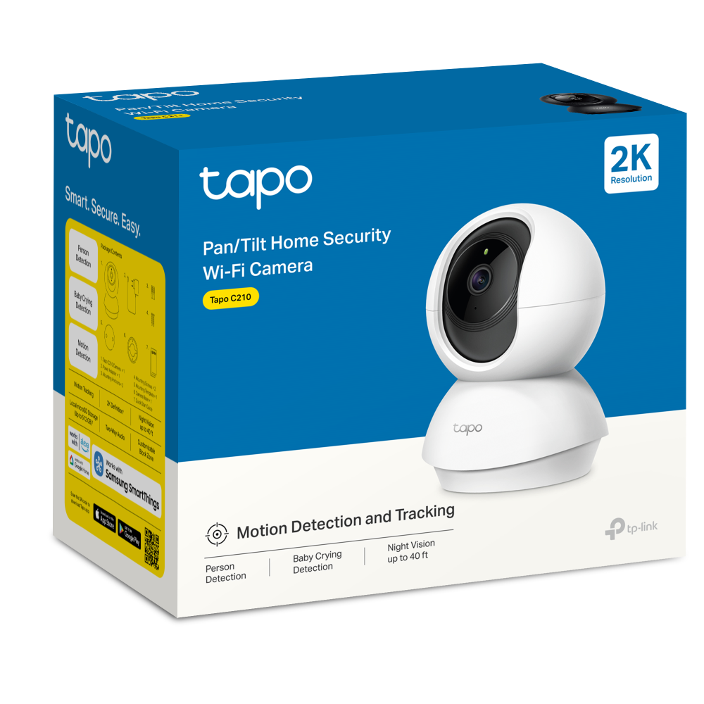 TP-Link Tapo C210 3MP Pan/Tilt Wi-Fi Security Camera