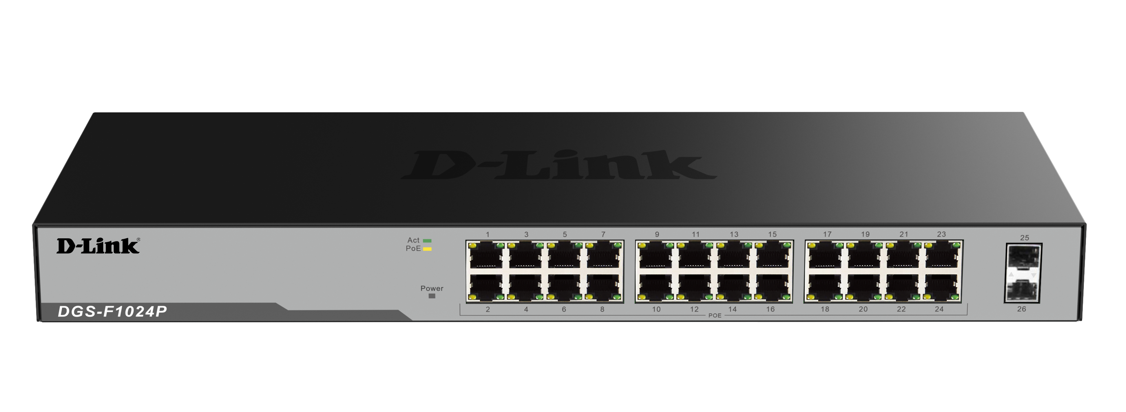 D-Link DGS-F1024P 24-Port PoE+ Switch