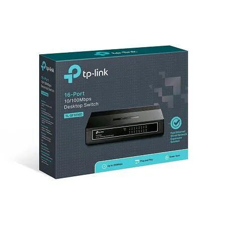TP-Link TL-SF1016D — 16-Port 10/100Mbps Desktop Switch
