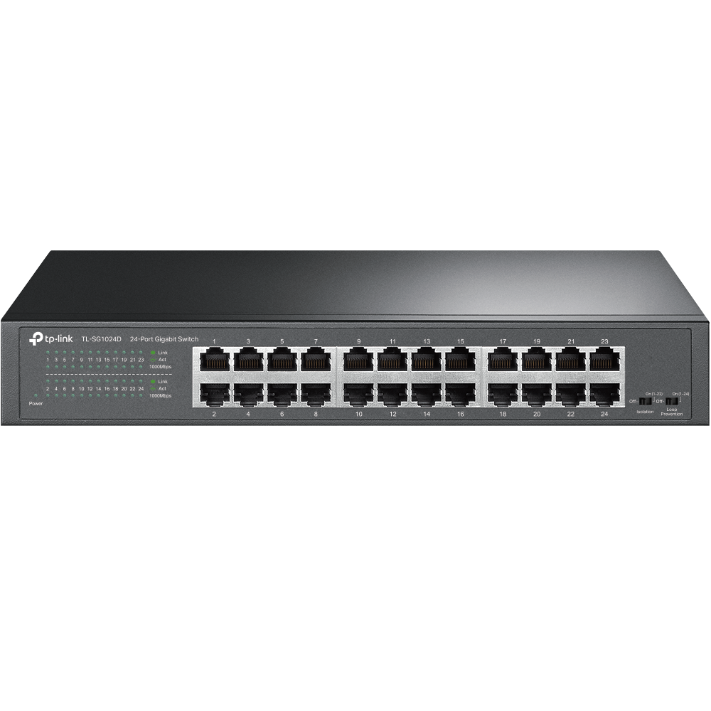 TP-Link TL-SG1024D — 24-Port Gigabit Desktop/Rackmount Switch