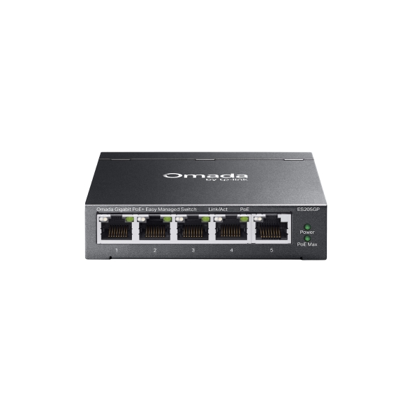 TP-Link ES205GP Omada 5-Port Gigabit Easy Managed PoE+ Switch
