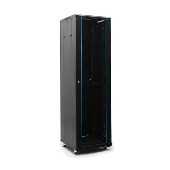 42U Free Standing Data Cabinet 600 × 600 – Glass Door